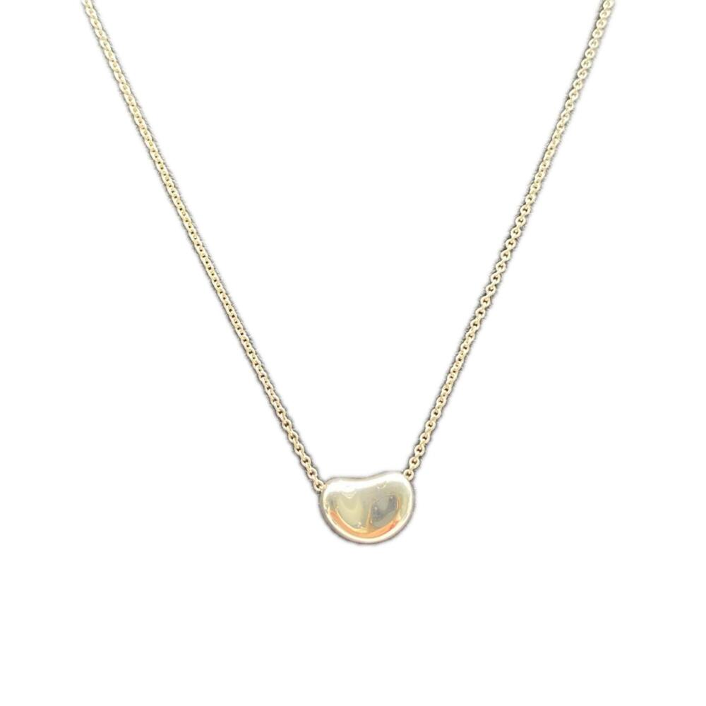 TIFFANY&Co. Bean Necklace, Silver (SV925), Women's.